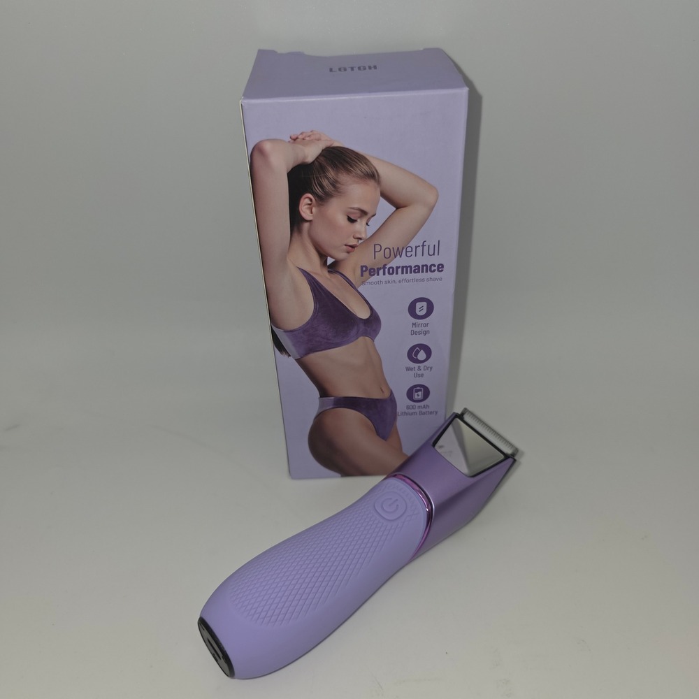 LGTGH Body Trimmer Women Purple Excellent GT-01 Waterproof Electric Shaver
